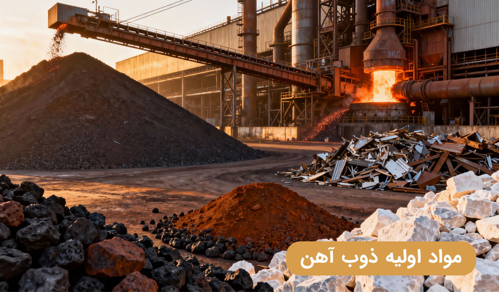 مواد اولیه ذوب آهن چیست و چگونه تامین می‌شود؟