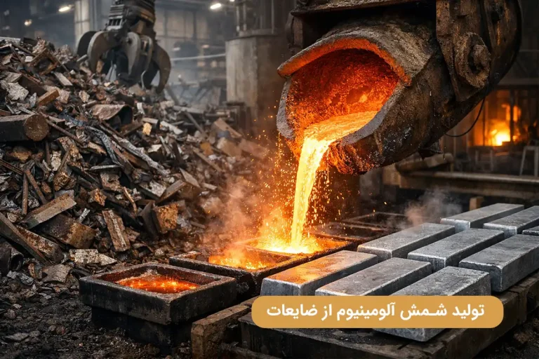 تولید شمش آلومینیوم از ضایعات؛ فرآیند، مزایا و نکات مهم