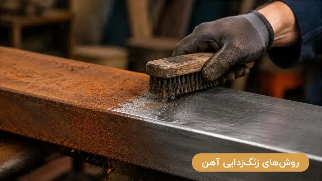روش های زنگ زدایی آهن